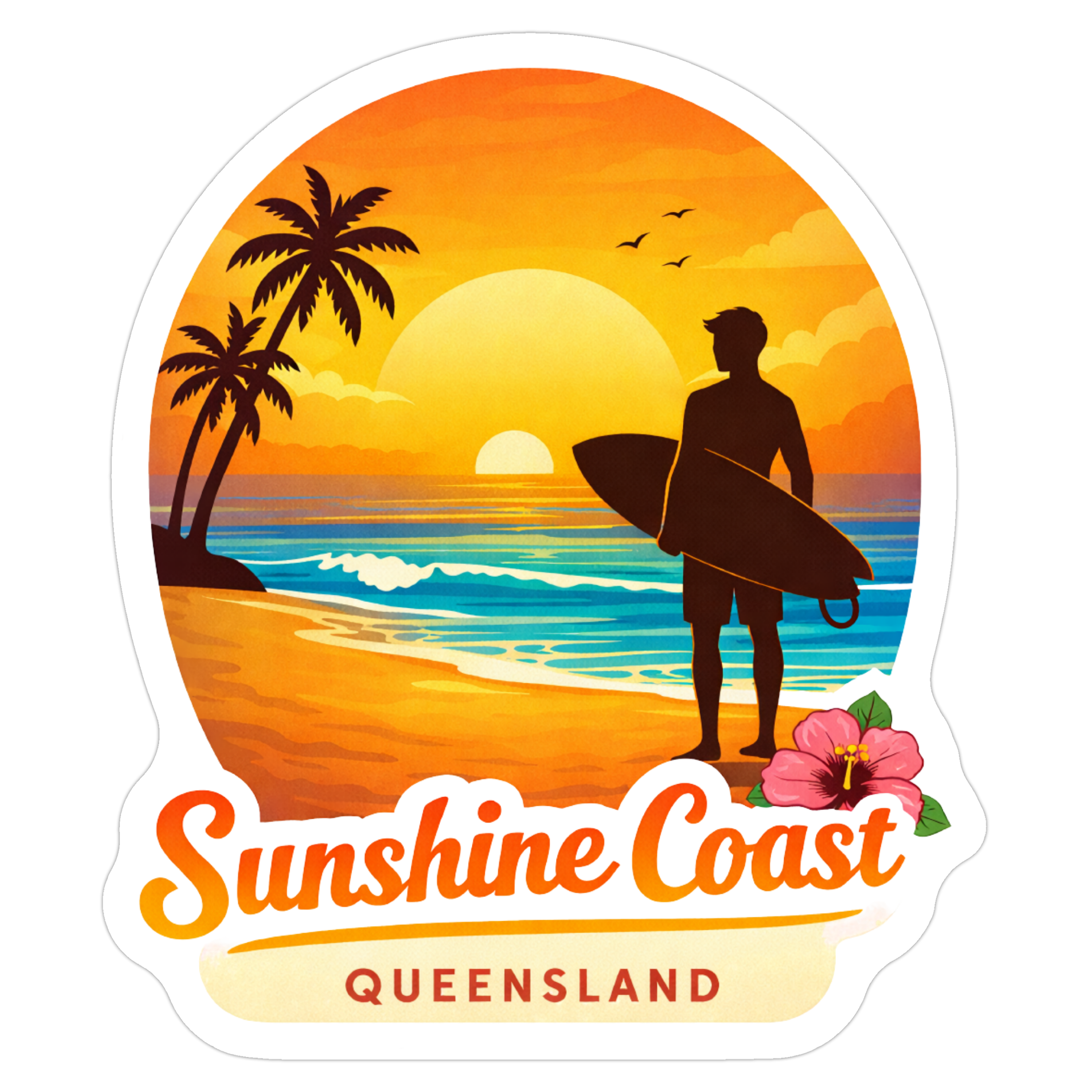 Sunshine Coast QLD Sticker