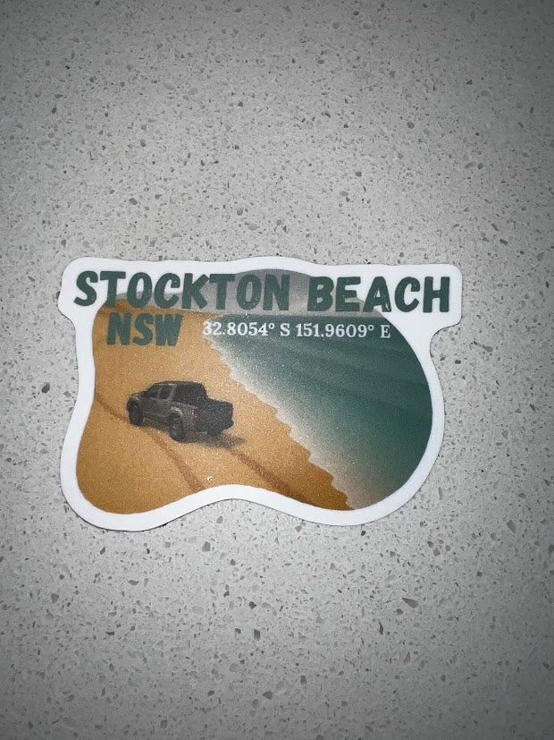 Stockton Beach Sticker