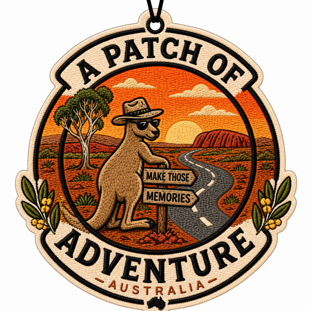 Kangaroo Air Freshener (Black Ice Scent)