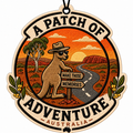 Kangaroo Air Freshener (Black Ice Scent)