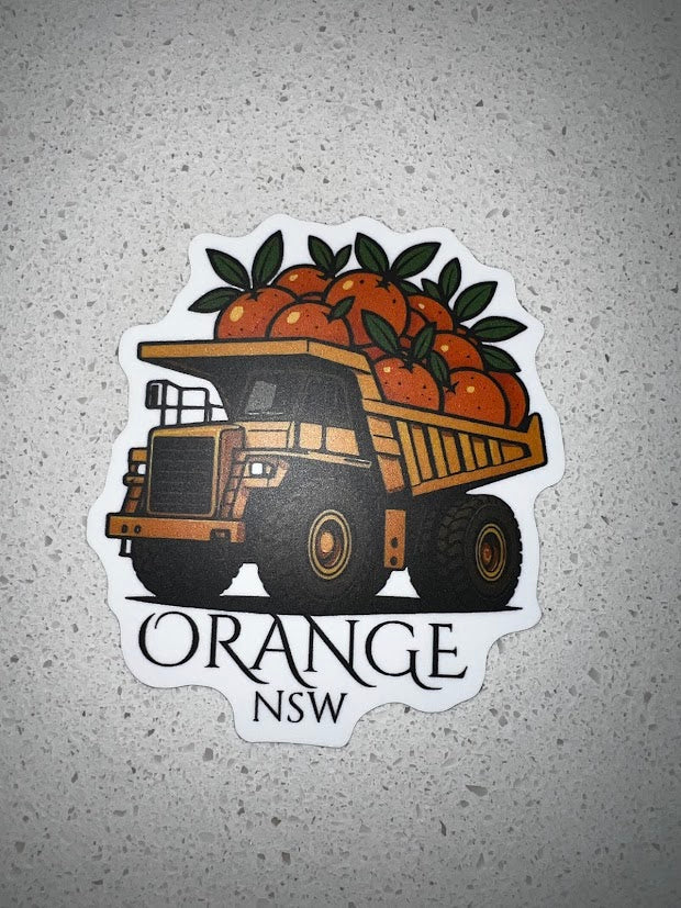 Orange Sticker