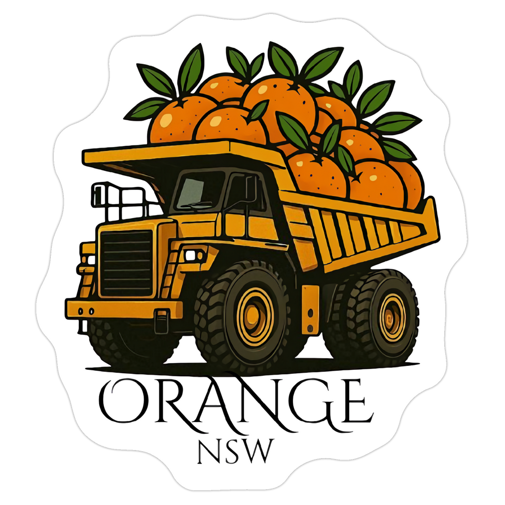 Orange Sticker