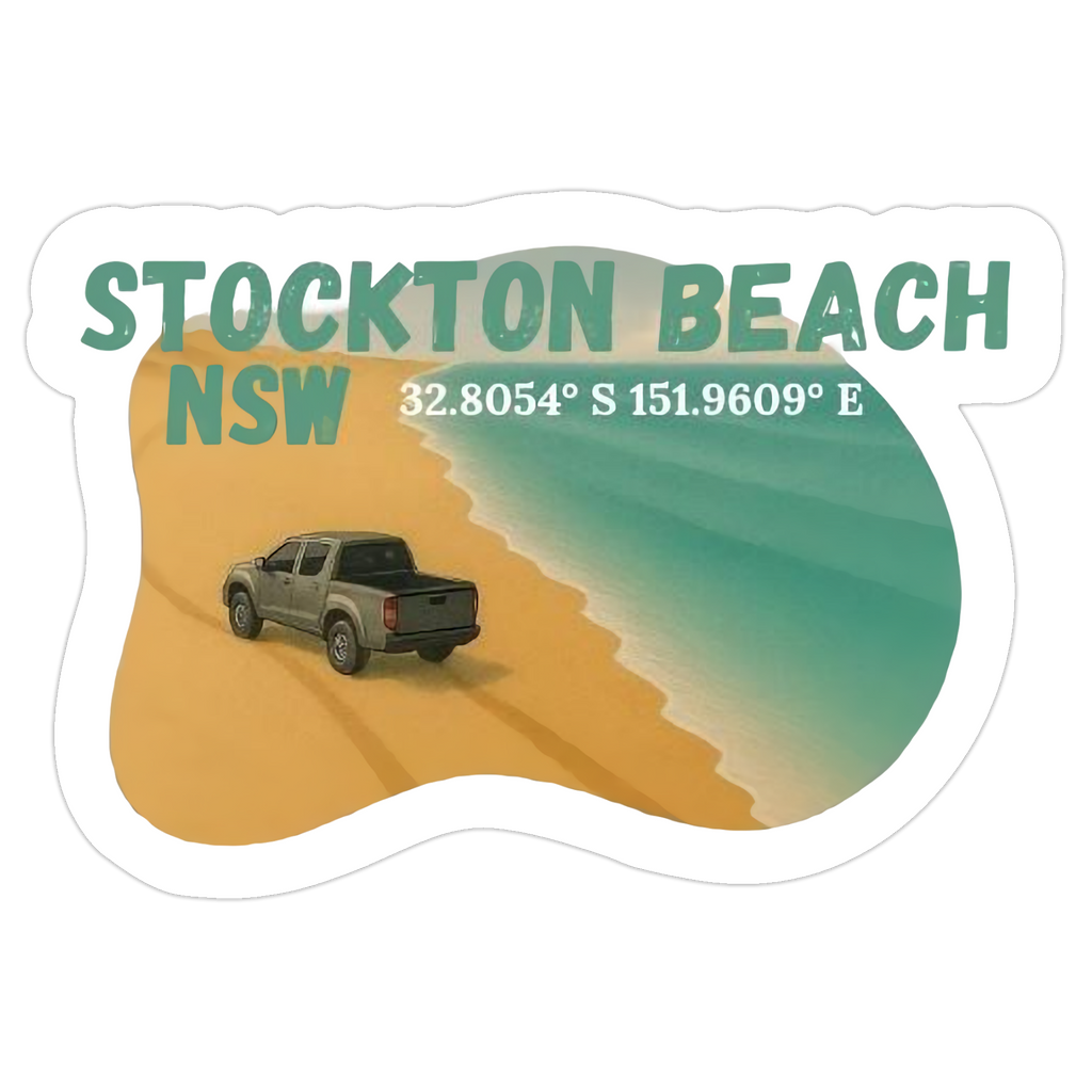 Stockton Beach Sticker