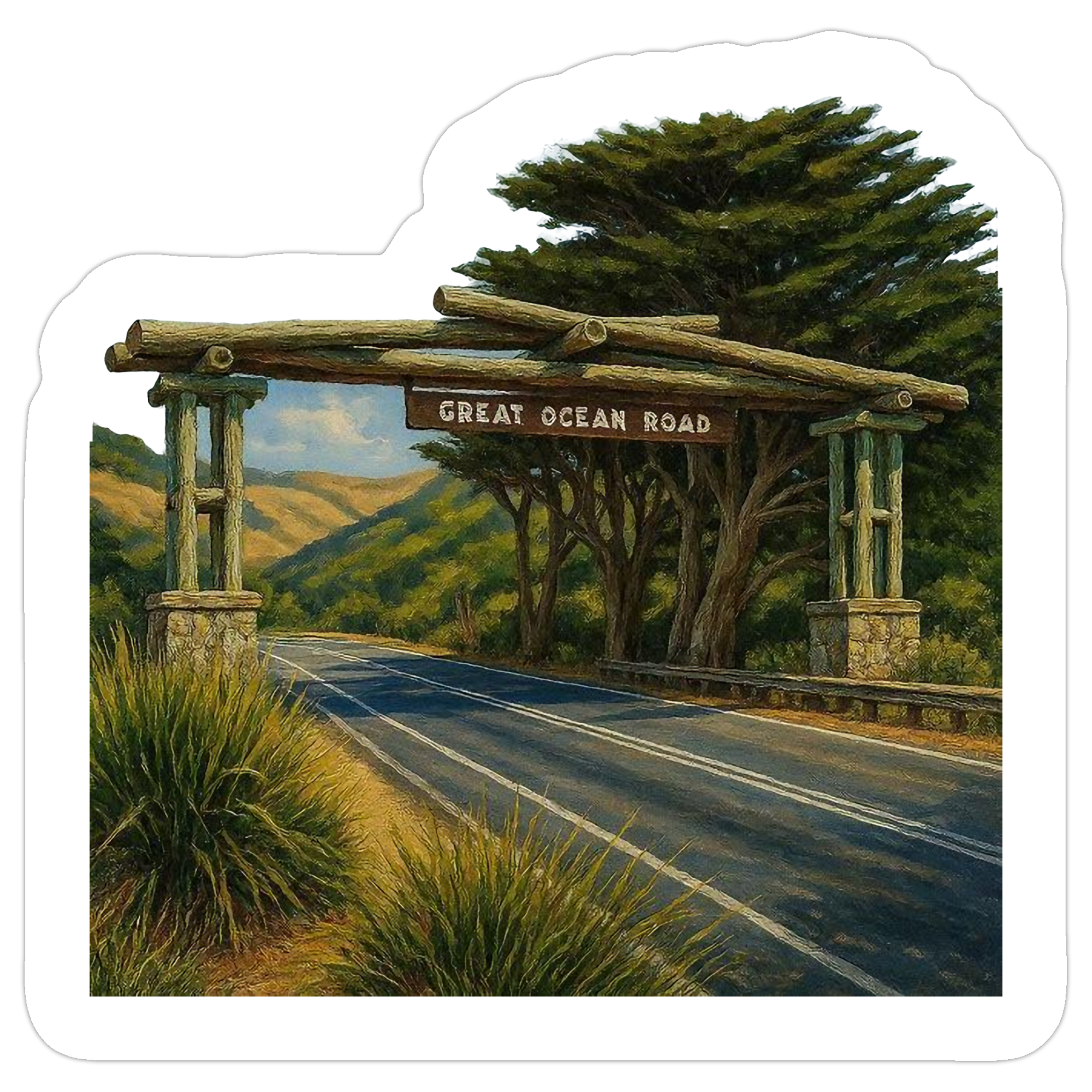 The Great Ocean Rd Sticker